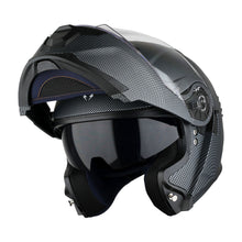 1Storm Motorcycle Street Bike Modular/Flip up Dual Visor Sun Shield Full Face Helmet: HJK920
