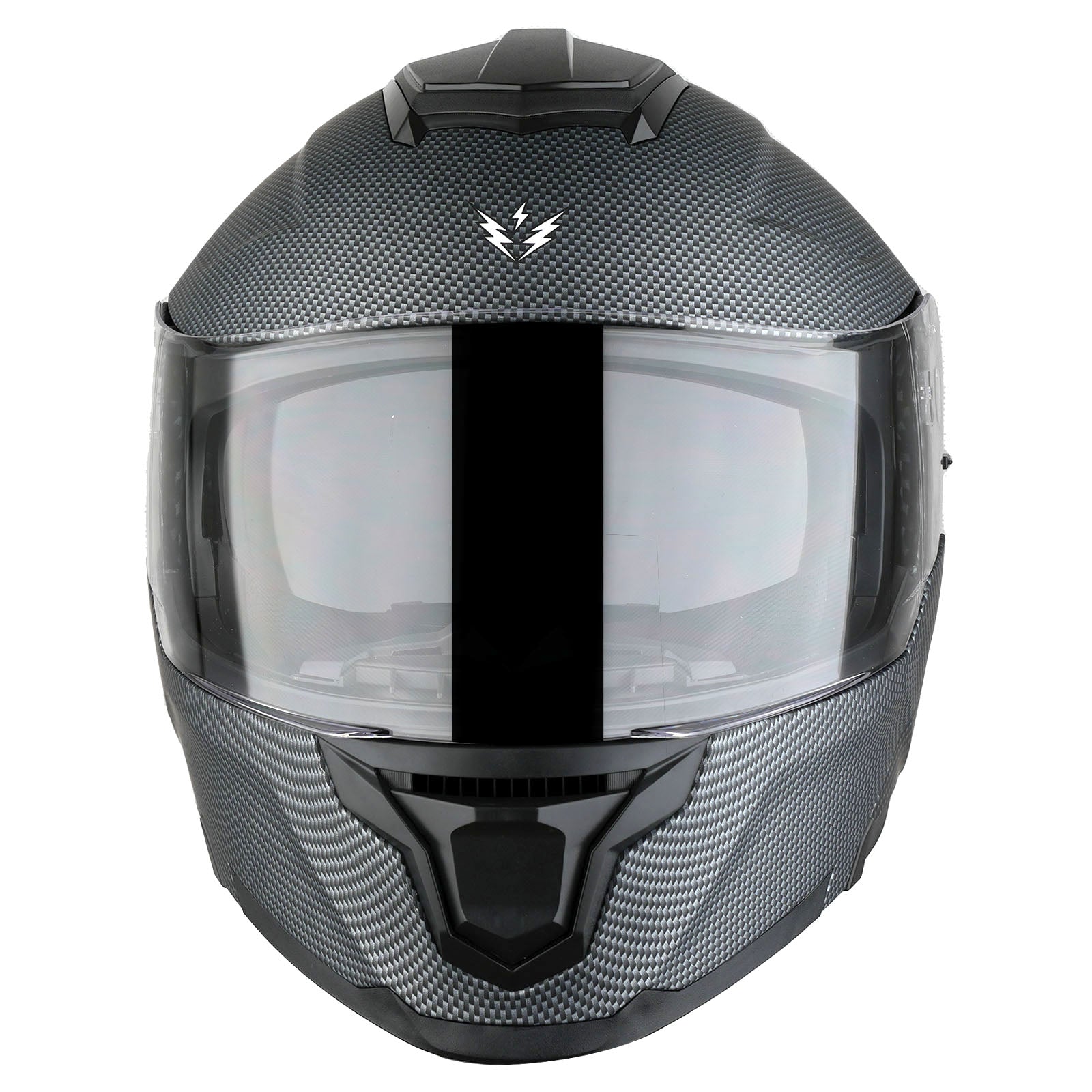 1Storm Motorcycle Street Bike Modular/Flip up Dual Visor Sun Shield Full Face Helmet: HJK920