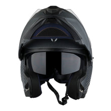 1Storm Motorcycle Street Bike Modular/Flip up Dual Visor Sun Shield Full Face Helmet: HJK920