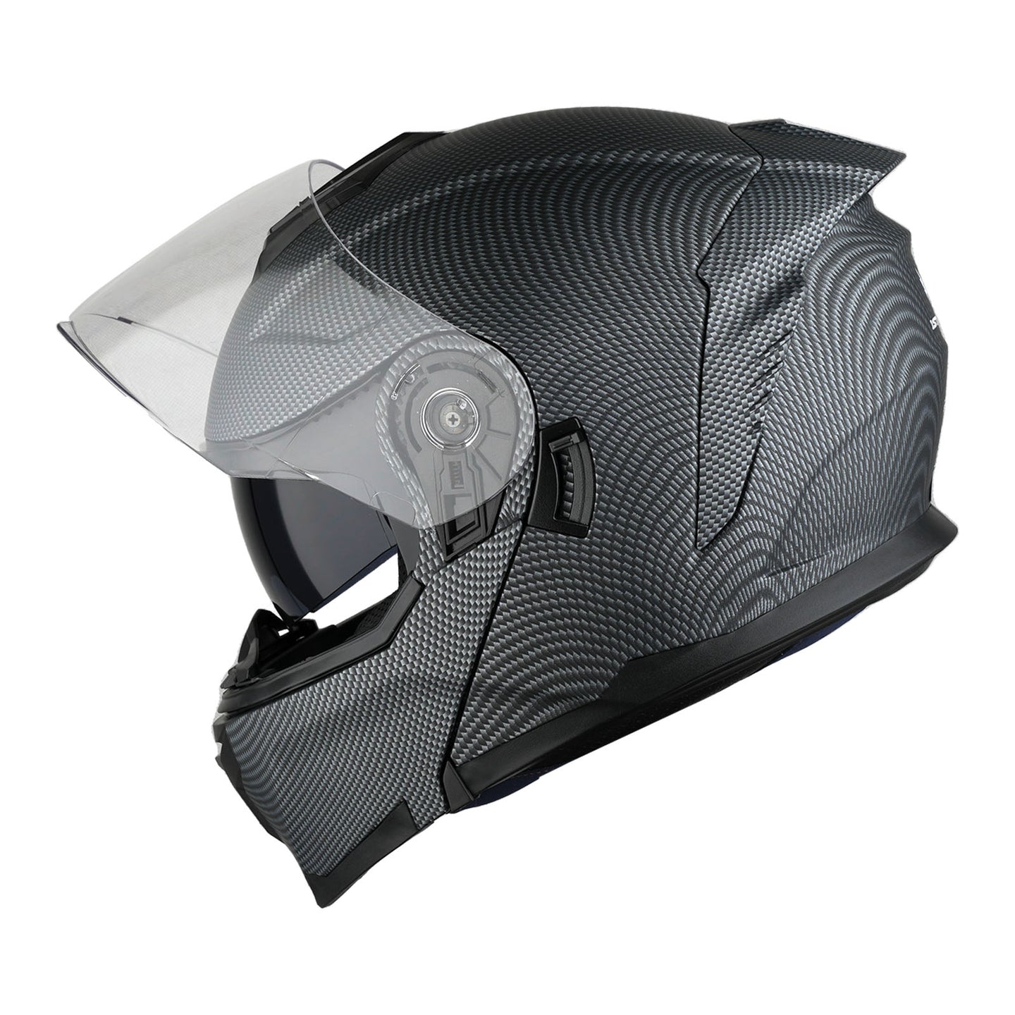 1Storm Motorcycle Street Bike Modular/Flip up Dual Visor Sun Shield Full Face Helmet: HJK920