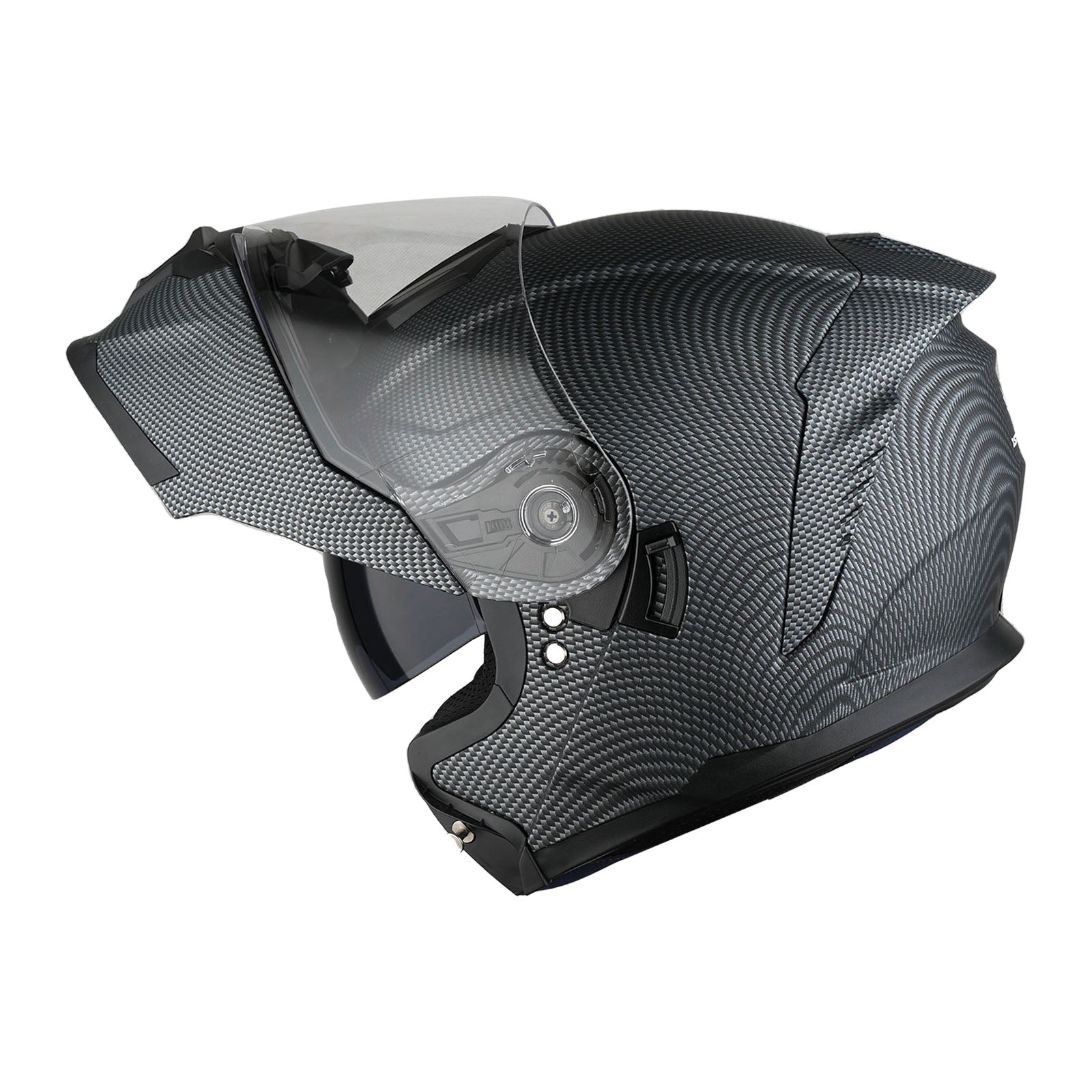1Storm Motorcycle Street Bike Modular/Flip up Dual Visor Sun Shield Full Face Helmet: HJK920