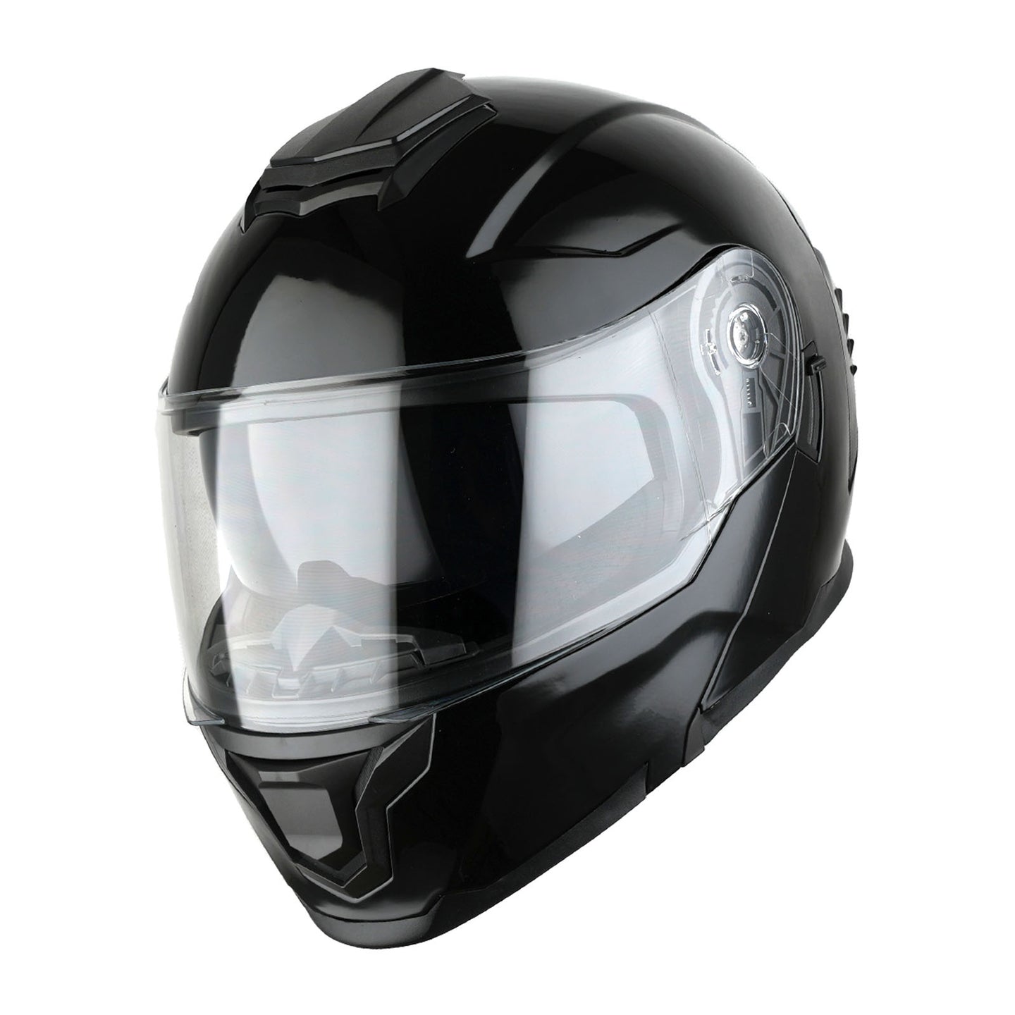 1Storm Motorcycle Street Bike Modular/Flip up Dual Visor Sun Shield Full Face Helmet: HJK920
