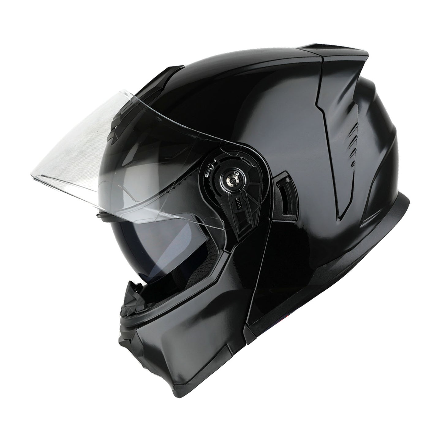 1Storm Motorcycle Street Bike Modular/Flip up Dual Visor Sun Shield Full Face Helmet: HJK920