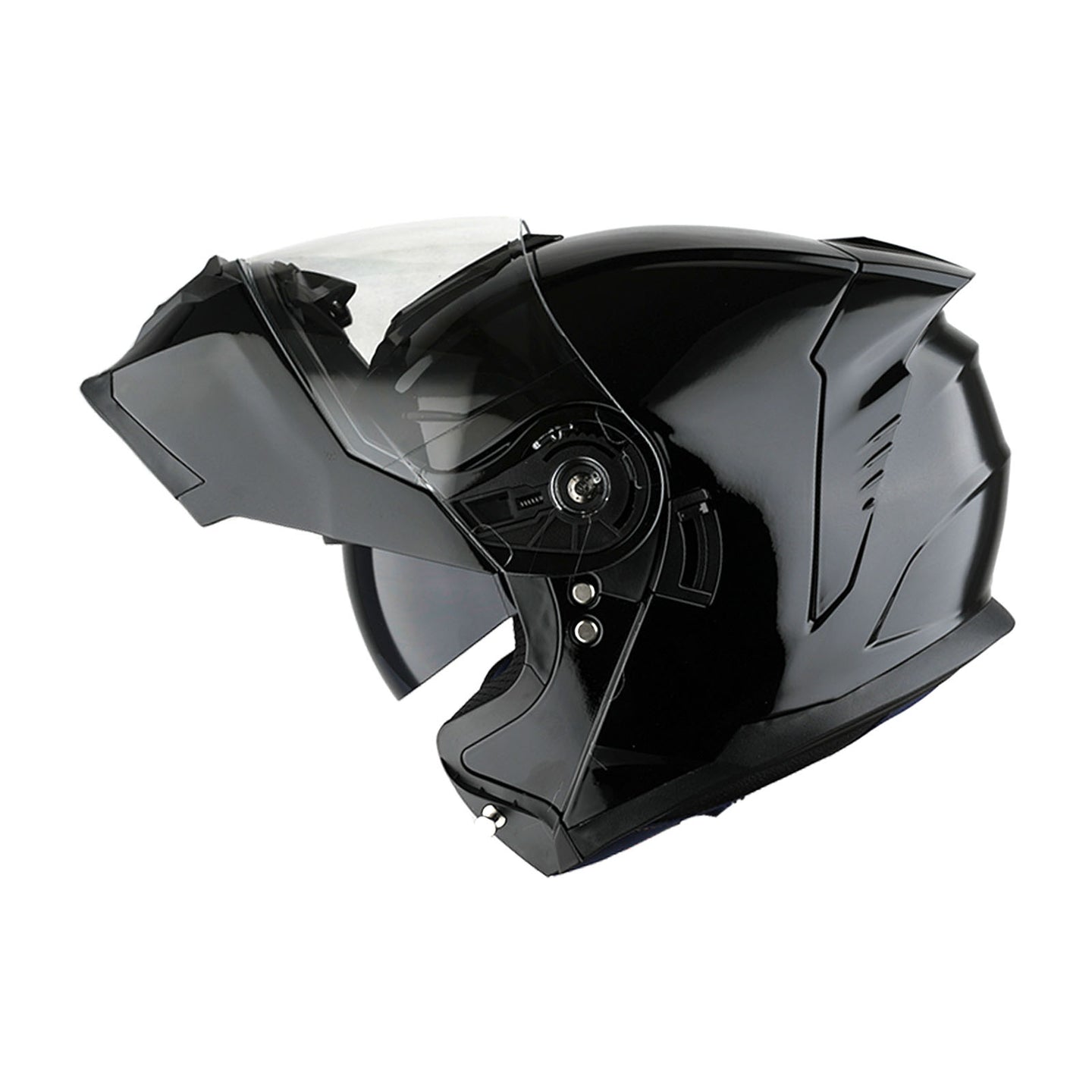 1Storm Motorcycle Street Bike Modular/Flip up Dual Visor Sun Shield Full Face Helmet: HJK920