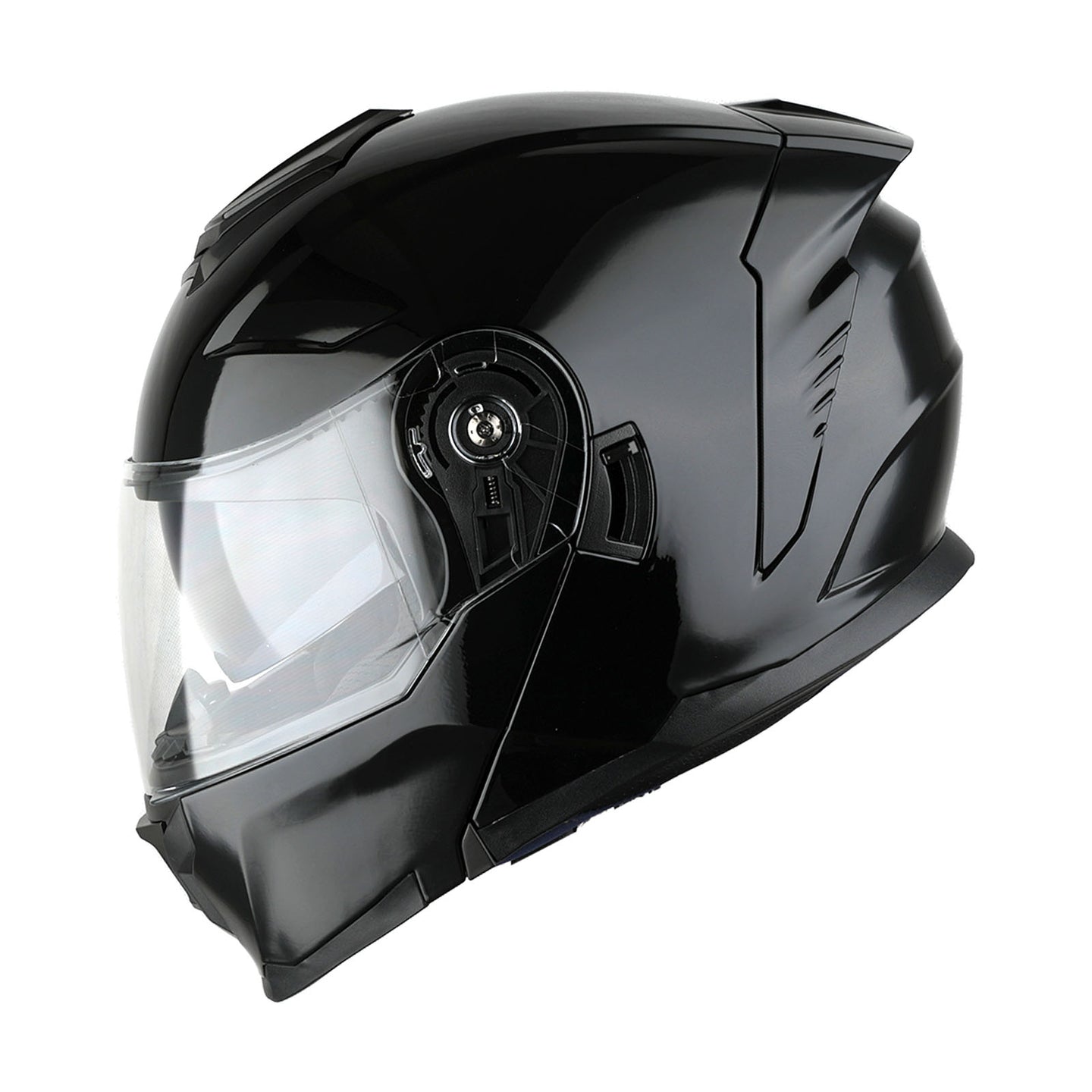 1Storm Motorcycle Street Bike Modular/Flip up Dual Visor Sun Shield Full Face Helmet: HJK920