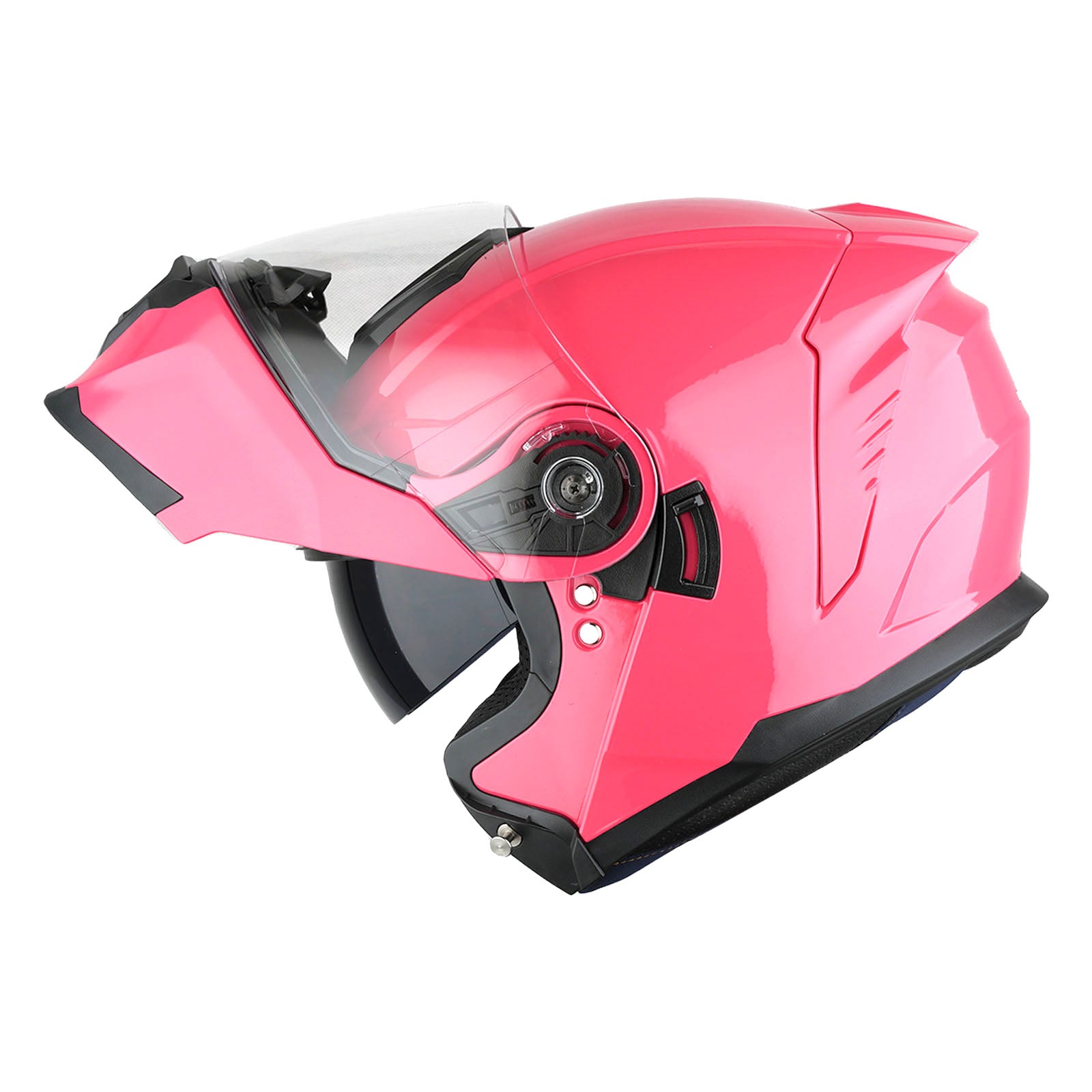 1Storm Motorcycle Street Bike Modular/Flip up Dual Visor Sun Shield Full Face Helmet: HJK920