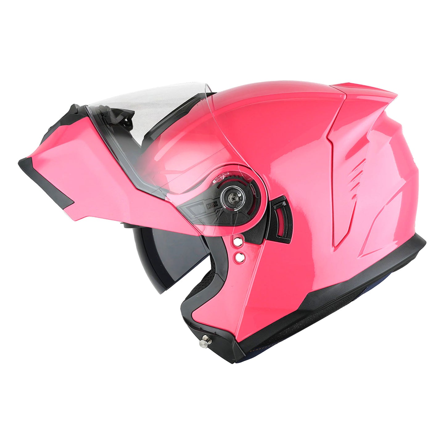1Storm Motorcycle Street Bike Modular/Flip up Dual Visor Sun Shield Full Face Helmet: HJK920