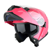1Storm Motorcycle Street Bike Modular/Flip up Dual Visor Sun Shield Full Face Helmet: HJK920