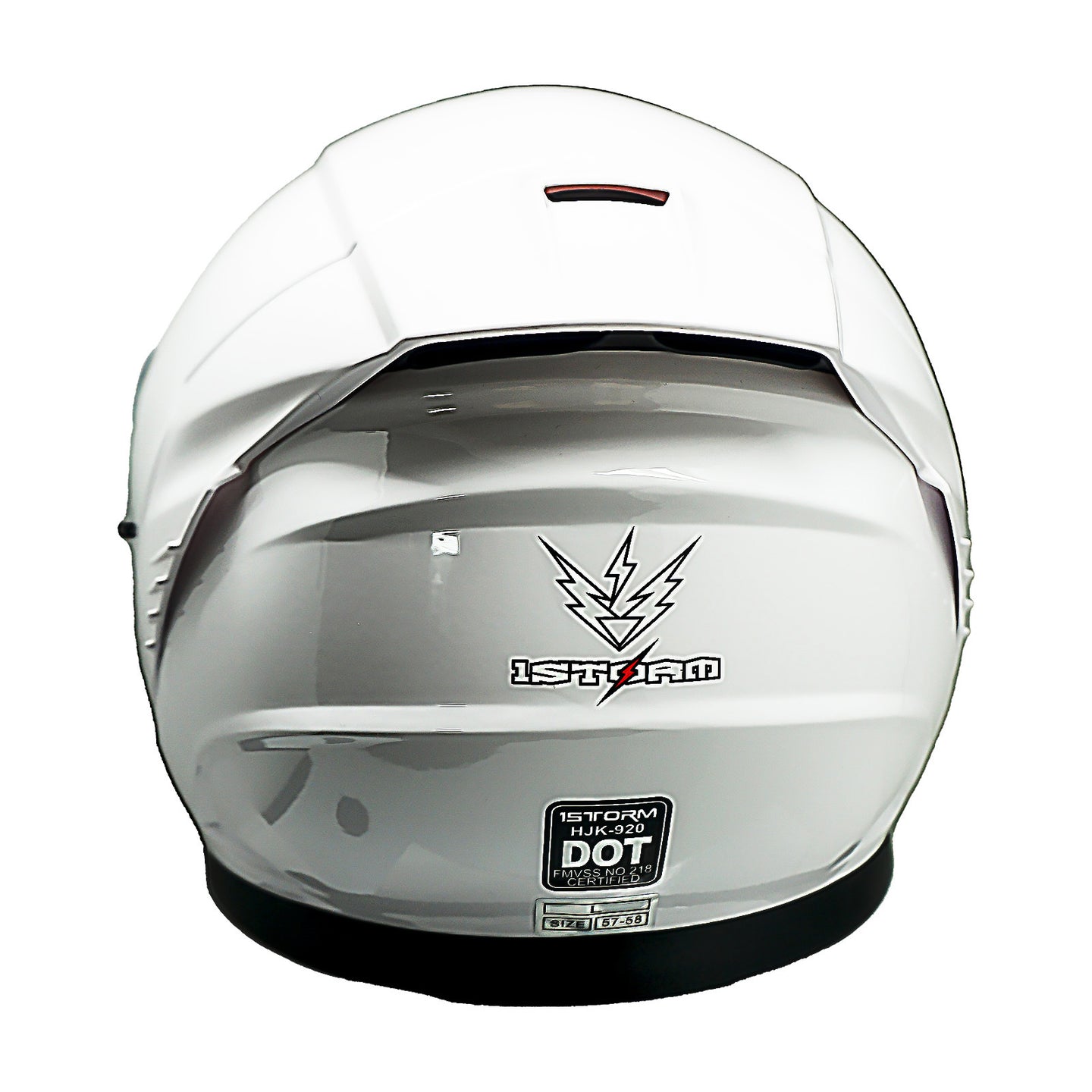 1Storm Motorcycle Street Bike Modular/Flip up Dual Visor Sun Shield Full Face Helmet: HJK920