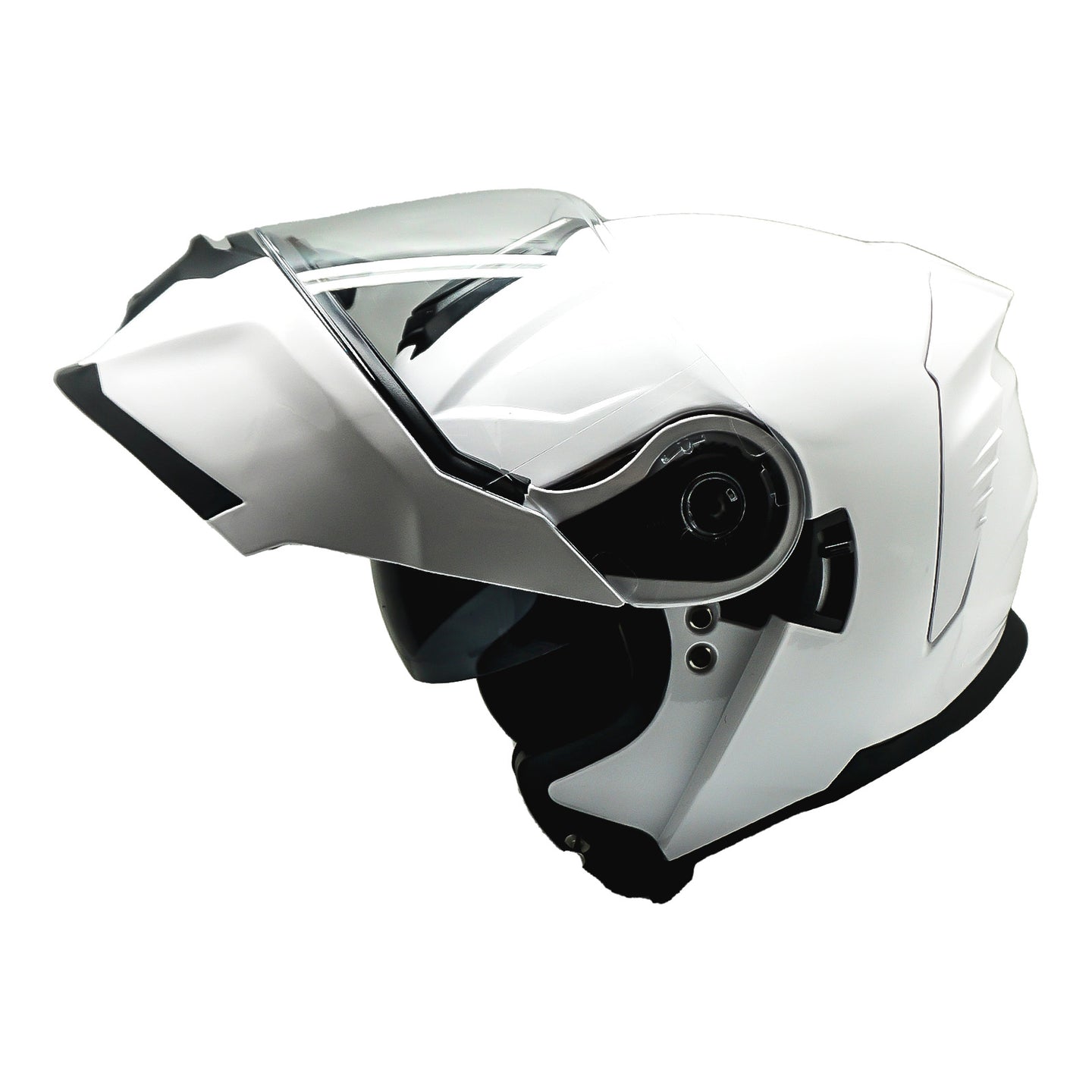 1Storm Motorcycle Street Bike Modular/Flip up Dual Visor Sun Shield Full Face Helmet: HJK920