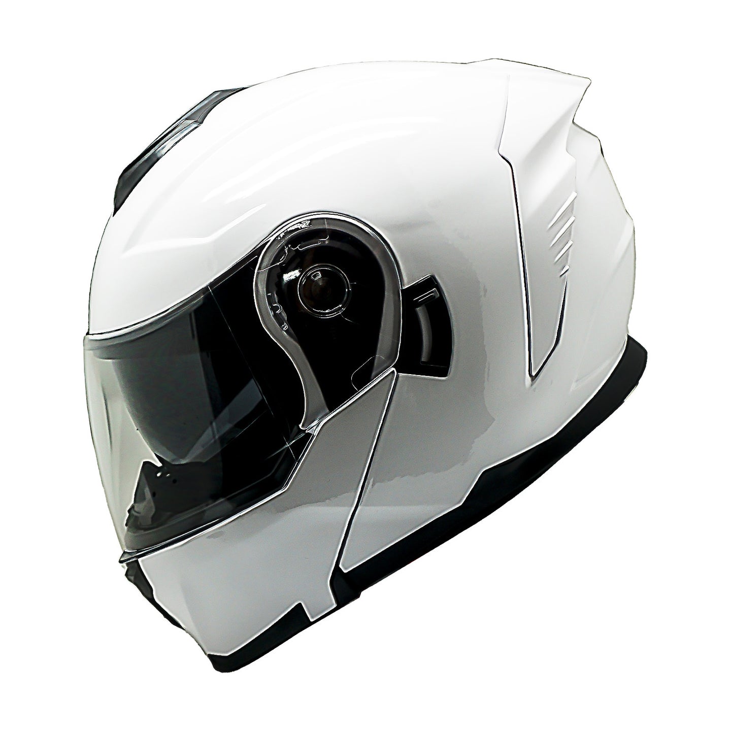 1Storm Motorcycle Street Bike Modular/Flip up Dual Visor Sun Shield Full Face Helmet: HJK920