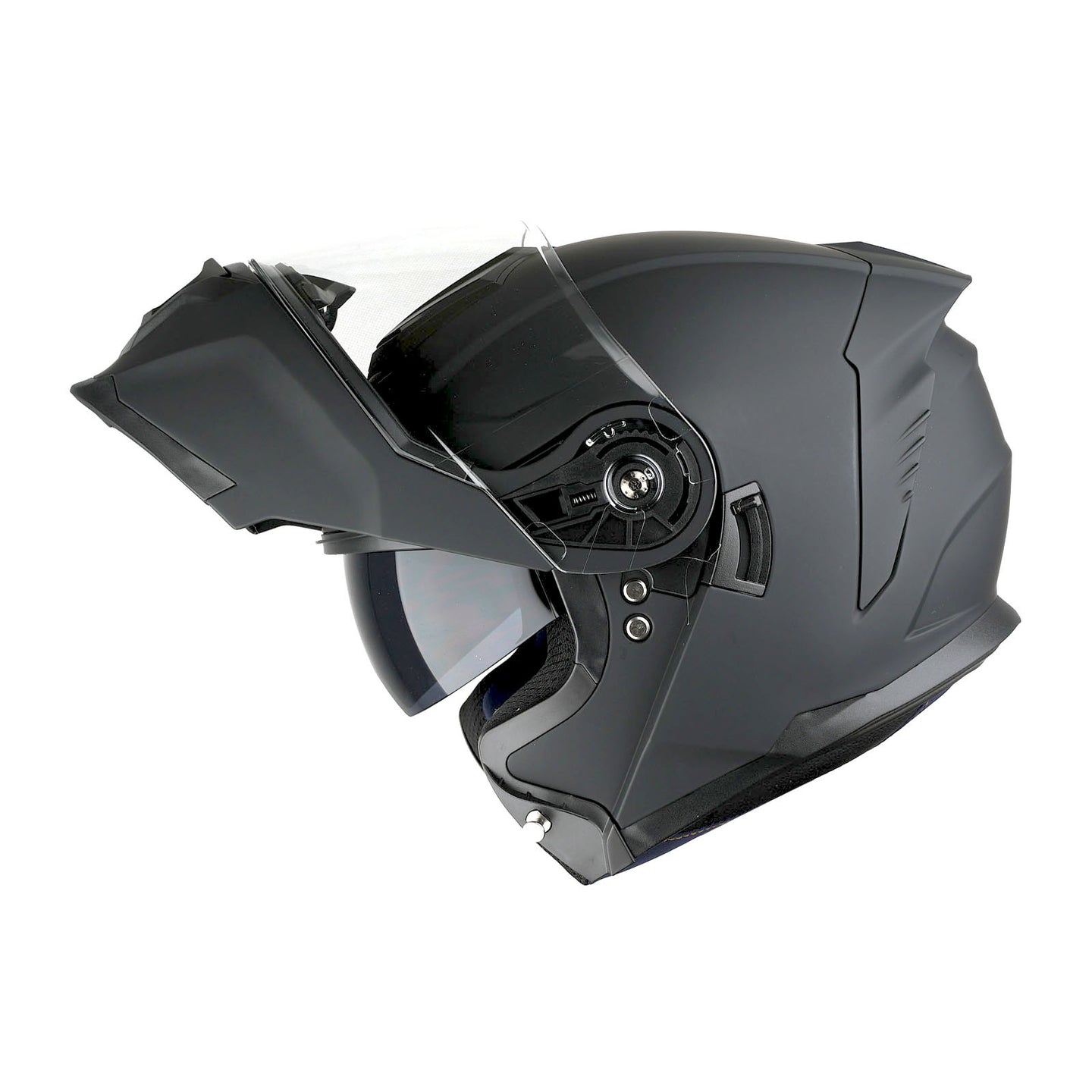 1Storm Motorcycle Street Bike Modular/Flip up Dual Visor Sun Shield Full Face Helmet: HJK920