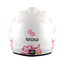WOW Youth Kids Motocross BMX MX ATV Dirt Helmet HJOY + Goggles + MG Youth Glove Bundle