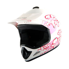 WOW Youth Kids Motocross BMX MX ATV Dirt Helmet HJOY + Goggles + MG Youth Glove Bundle