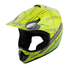 WOW Youth Kids Motocross BMX MX ATV Dirt Helmet HJOY + Goggles + MG Youth Glove Bundle