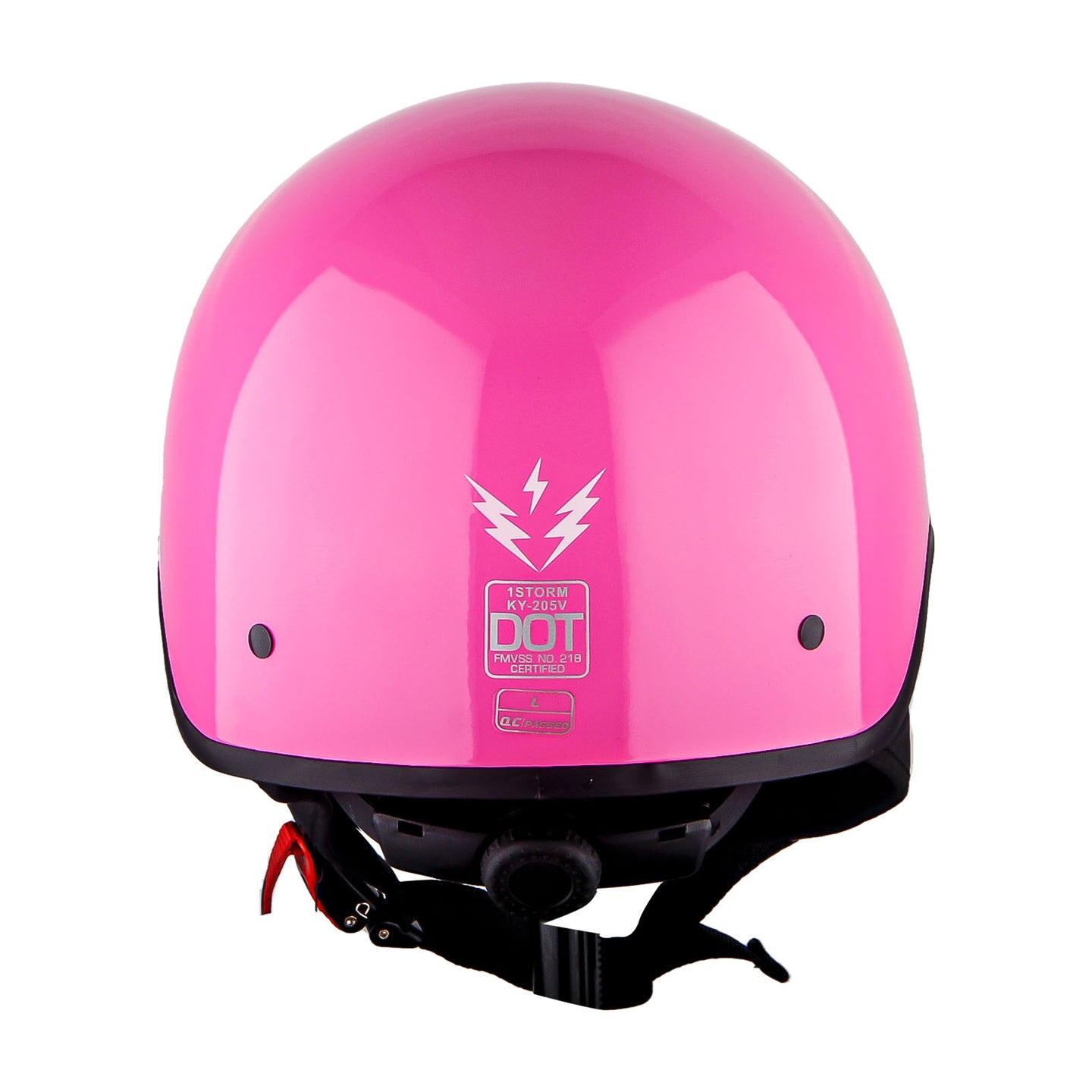 1Storm Motorcycle Half Face Helmet Mopeds Scooter Pilot with retratable Inner Smoked Visor: HKY205V