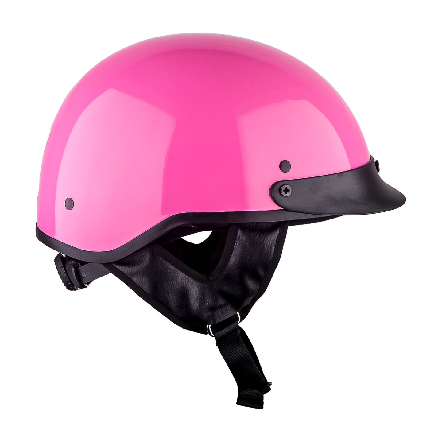 1Storm Motorcycle Half Face Helmet Mopeds Scooter Pilot with retratable Inner Smoked Visor: HKY205V