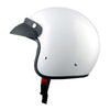 1Storm Motorcycle Open Face Helmet Mopeds Scooter Pilot Half Face Helmet with Peak Visor, HKY207 + Tinted Goggle Bundle