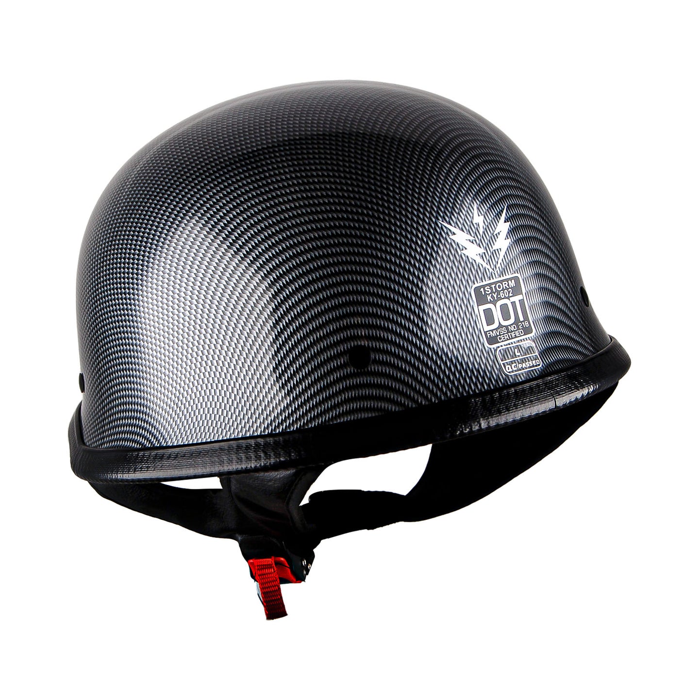 1Storm Novelty Motorcycle Helmet Half Face German Style DOT Approved: HKY602