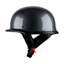 1Storm Novelty Motorcycle Half Face Helmet German Style DOT Approved: HKY602 + Black Tinted Goggle Bundle