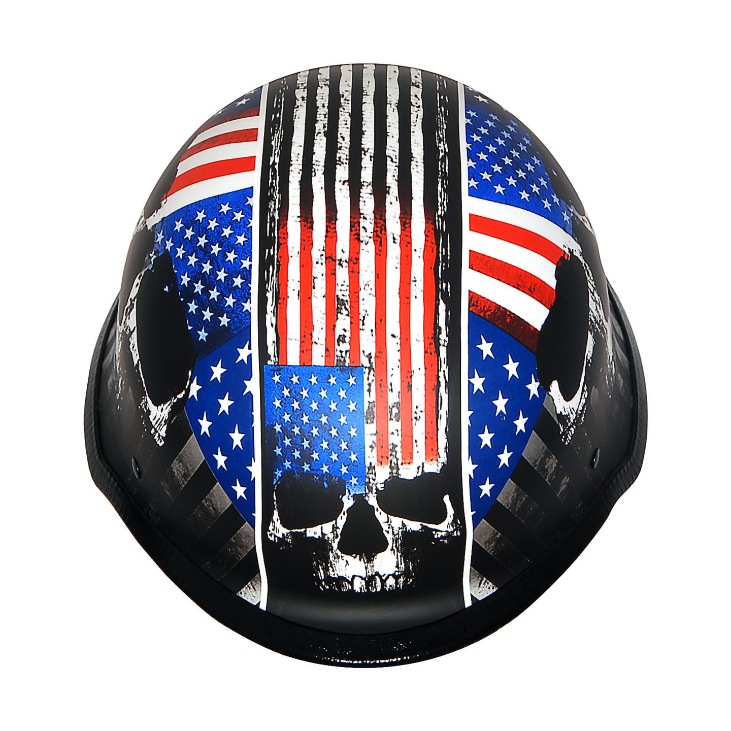 1Storm Novelty Motorcycle Helmet Half Face German Style DOT Approved: HKY602
