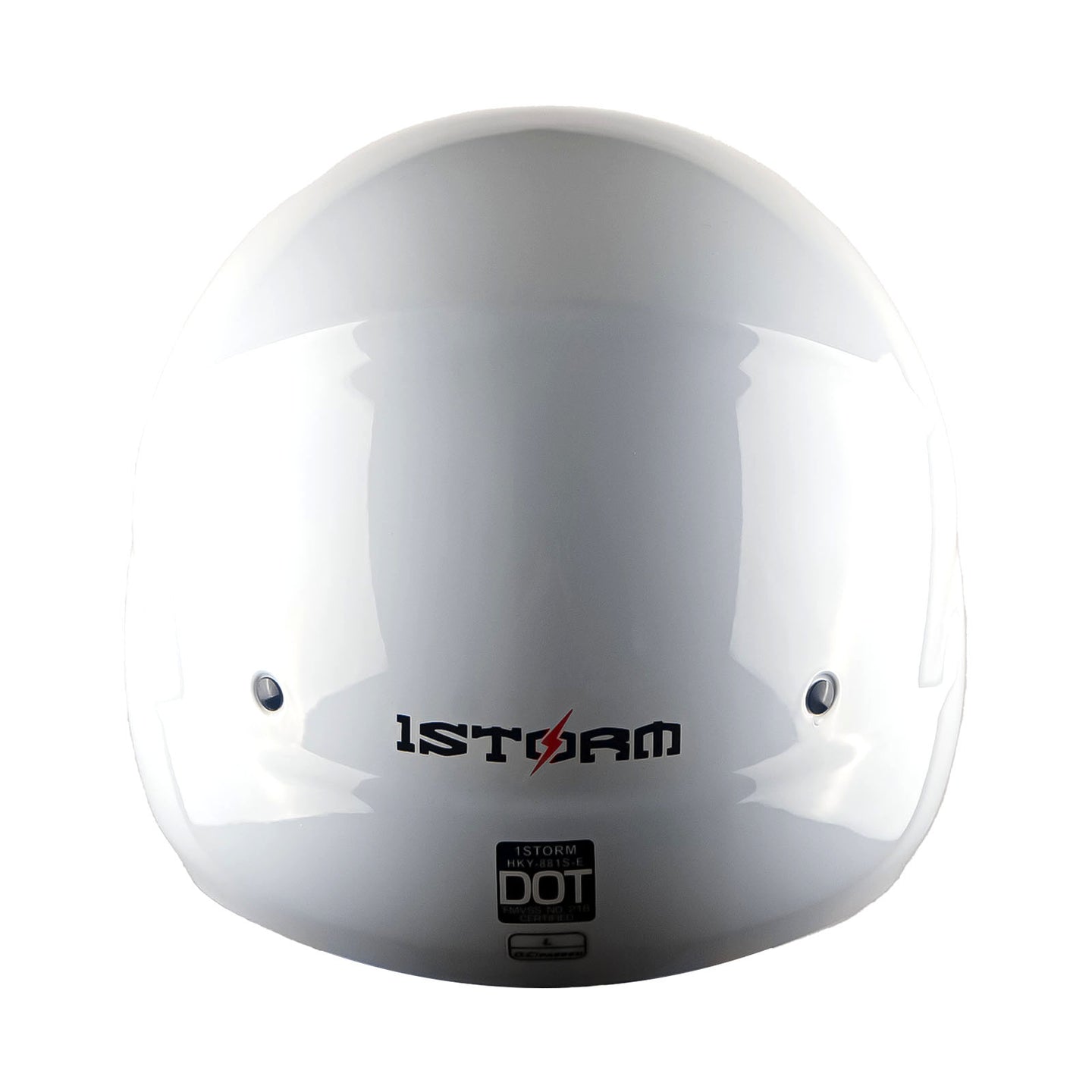 1Storm Motorcycle Full Face Helmet Open Face Helmet with Smoked Shield (Detachable Visor & Face Mask): HKY881S-E
