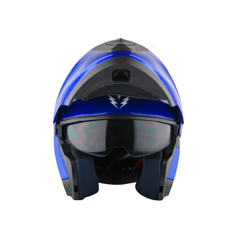 1Storm New Motorcycle Bike Modular Full Face Helmet Dual Visor Sun Shield NOLED901