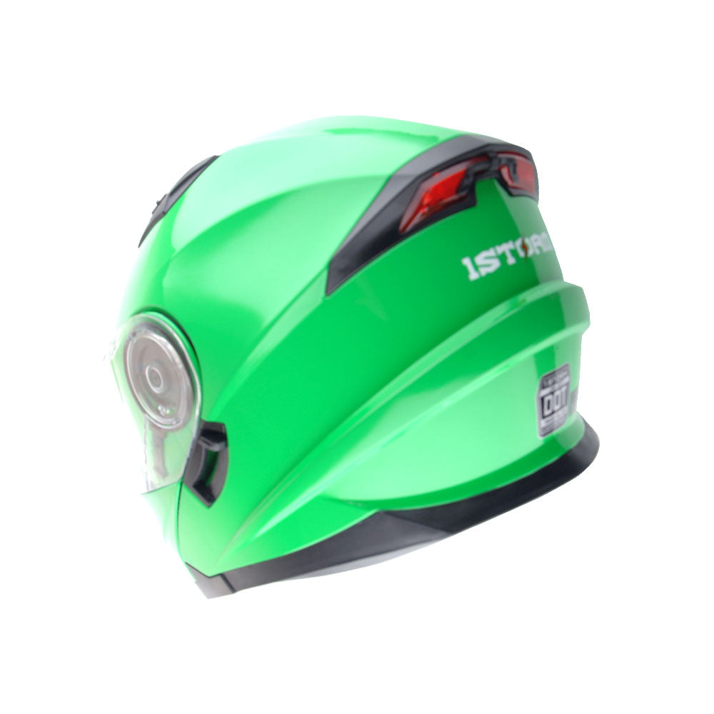 1Storm New Motorcycle Bike Modular Full Face Helmet Dual Visor Sun Shield NOLED901