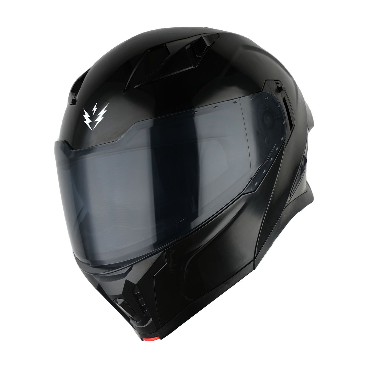 1Storm Motorcycle Modular Flip up Dual Visor Helmet Street Bike Sun Shield Full Face with One Extra Clear Shield: KT928