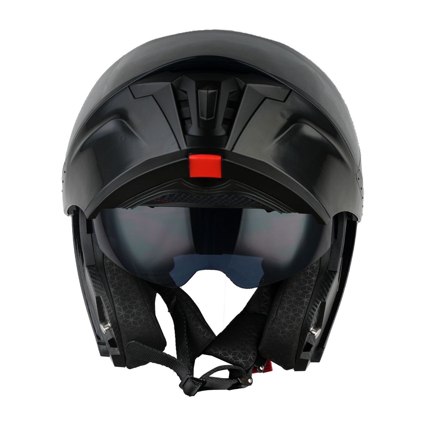 1Storm Motorcycle Modular Flip up Dual Visor Helmet Street Bike Sun Shield Full Face with One Extra Clear Shield: KT928