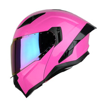 1Storm Motorcycle Modular Flip up Dual Visor Helmet Street Bike Sun Shield Full Face with One Extra Clear Shield: KT928