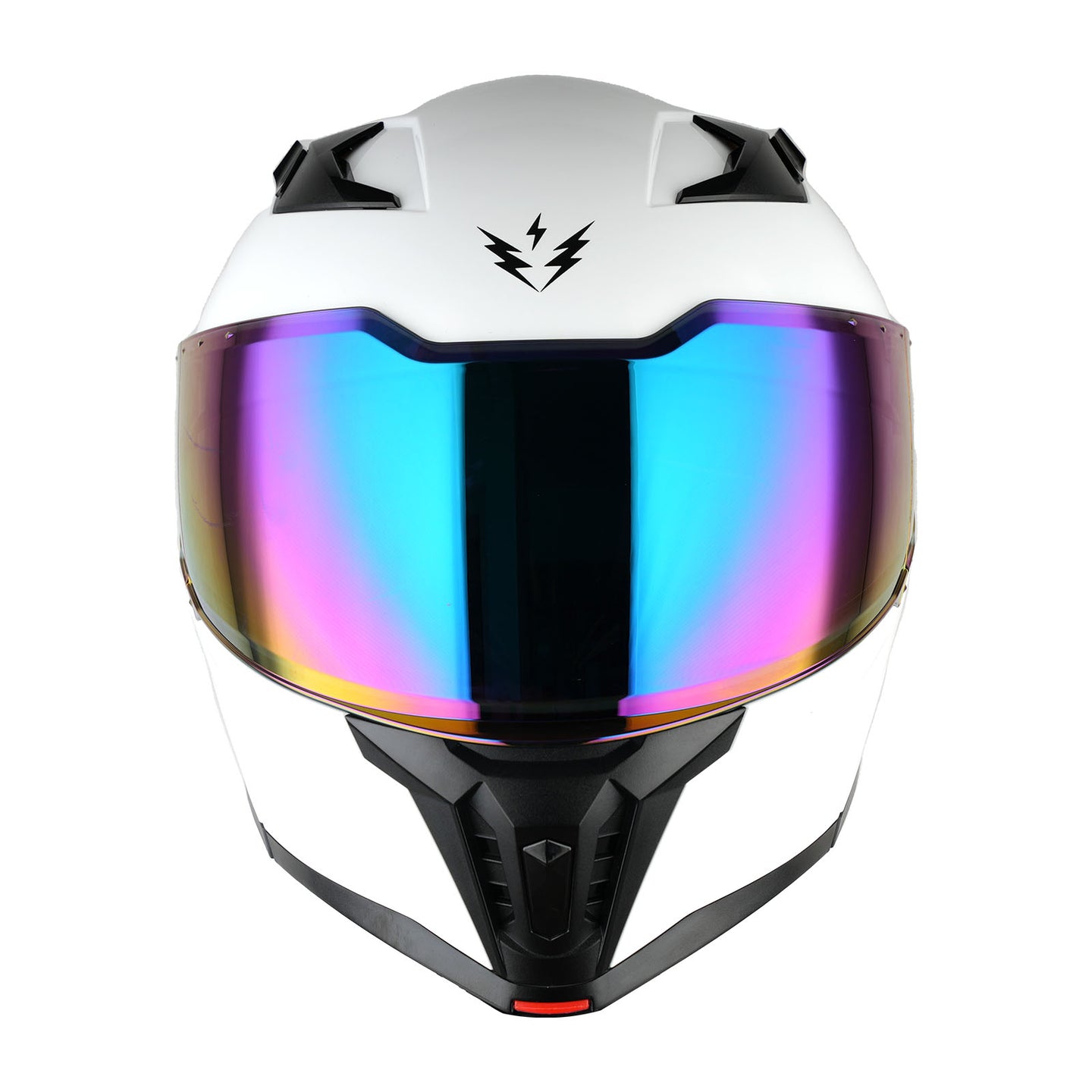 1Storm Motorcycle Modular Flip up Dual Visor Helmet Street Bike Sun Shield Full Face with One Extra Clear Shield: KT928