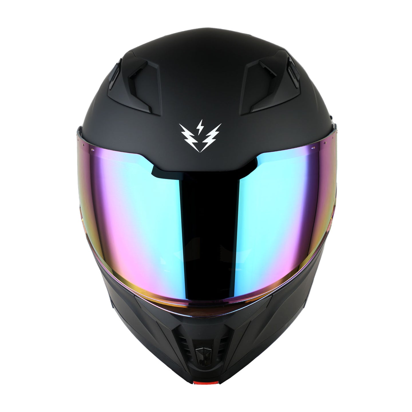 1Storm Motorcycle Modular Flip up Dual Visor Helmet Street Bike Sun Shield Full Face with One Extra Clear Shield: KT928