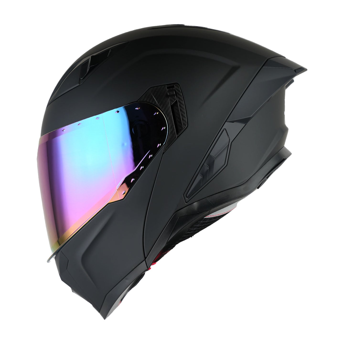 1Storm Motorcycle Modular Flip up Dual Visor Helmet Street Bike Sun Shield Full Face with One Extra Clear Shield: KT928