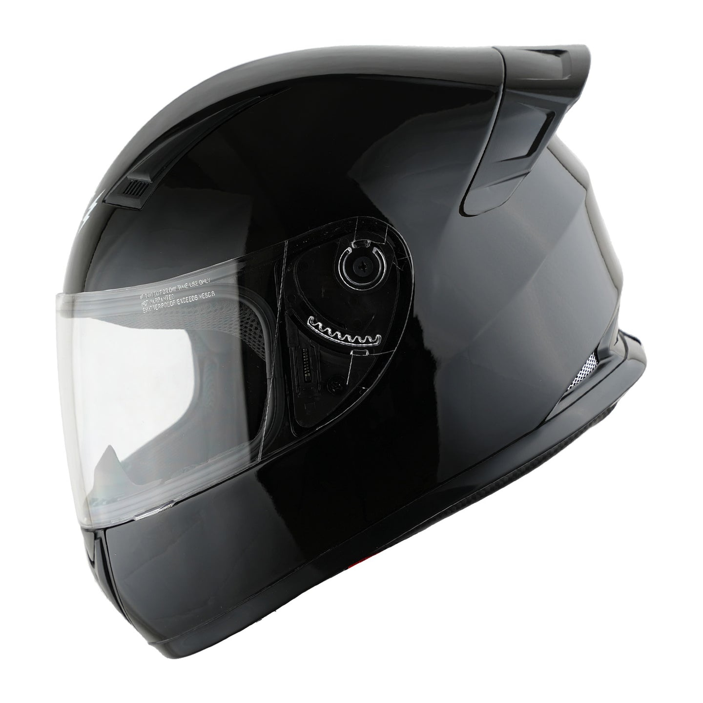 1Storm Motorcycle Youth Kids Street Dirt Bike ATV BMX MX Go Cart Karting Full Face Helmet with LED Tail Light: LED-B15