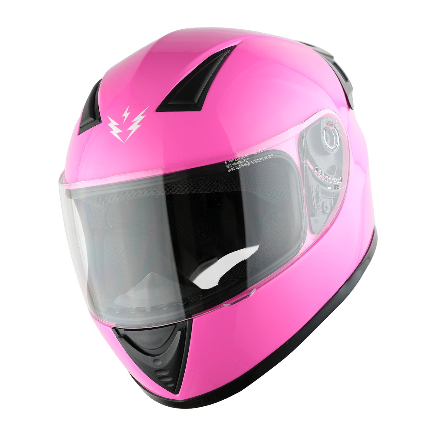 1Storm Motorcycle Youth Kids Street Dirt Bike ATV BMX MX Go Cart Karting Full Face Helmet with LED Tail Light: LED-B15