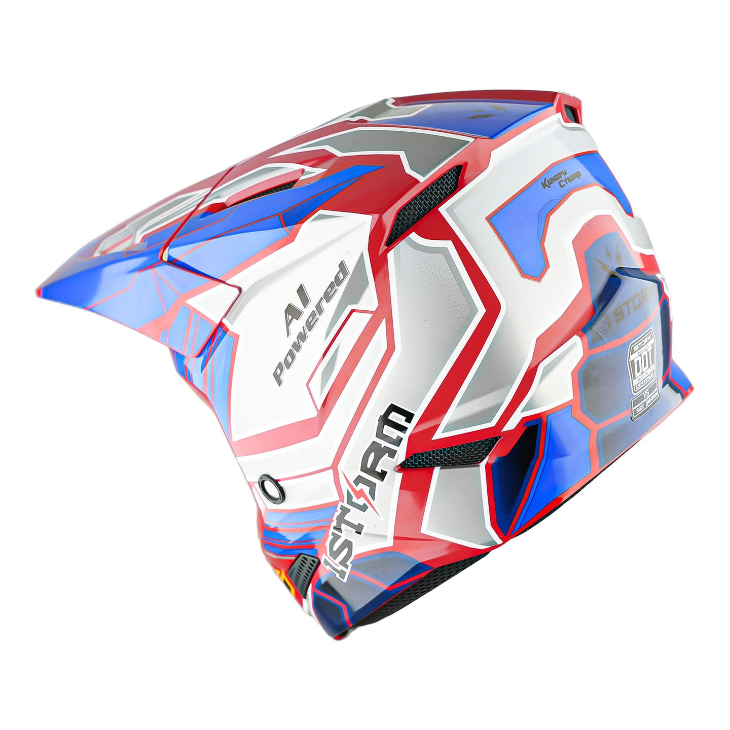 1Storm Youth Motocross Helmet Kids ATV Helmet T602 BMX MX Dirt Bike Go Kart Teenager