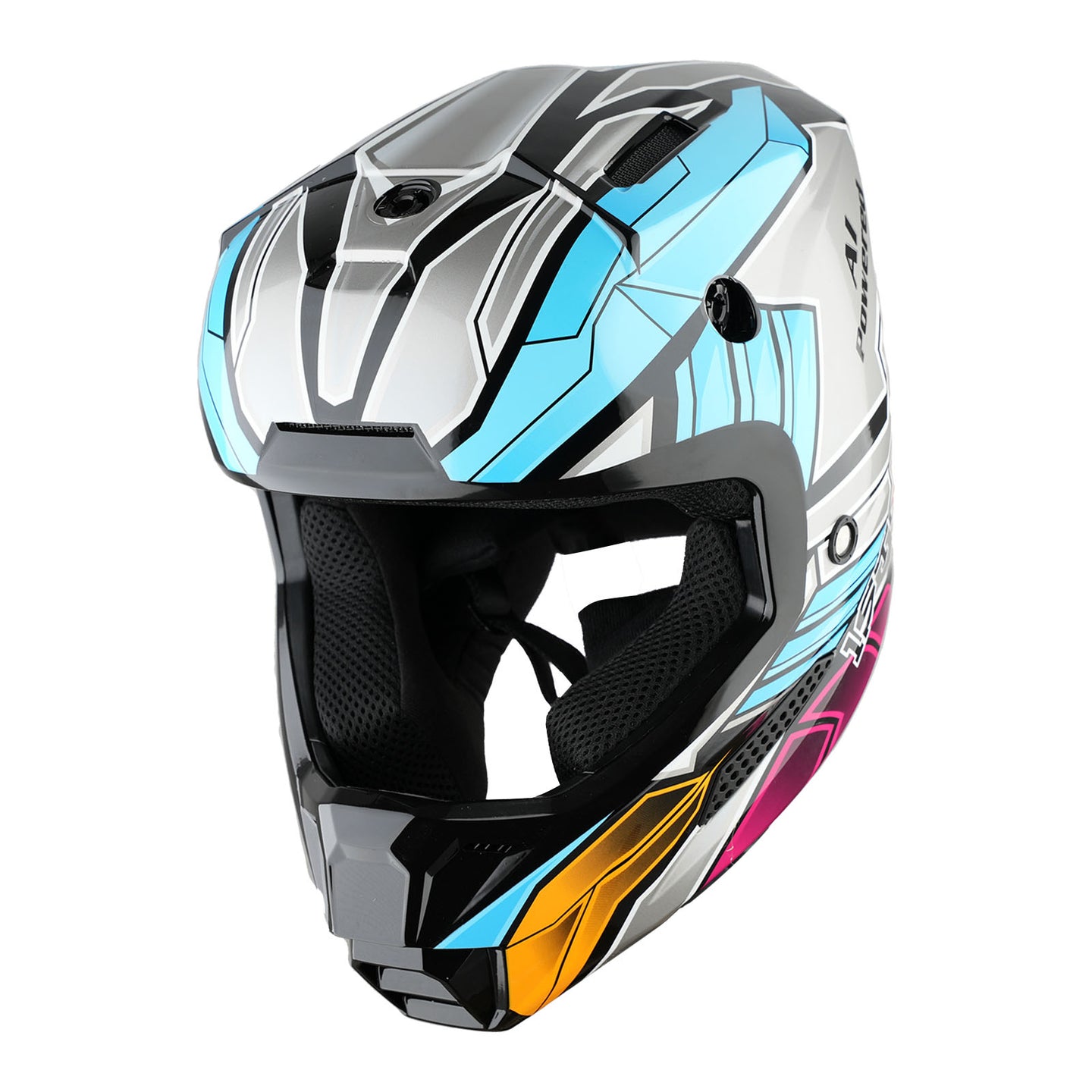 1Storm New Youth Kids BMX MX Bike Helmet Motocross Helmet Teenager T602 + Goggles + Gloves Bundle