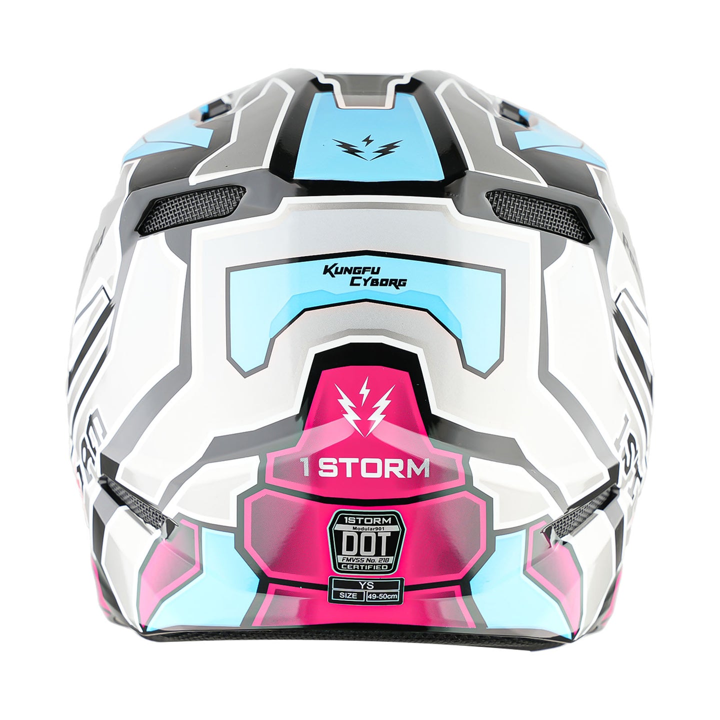 1Storm New Youth Kids BMX MX Bike Helmet Motocross Helmet Teenager T602 + Goggles + Gloves Bundle