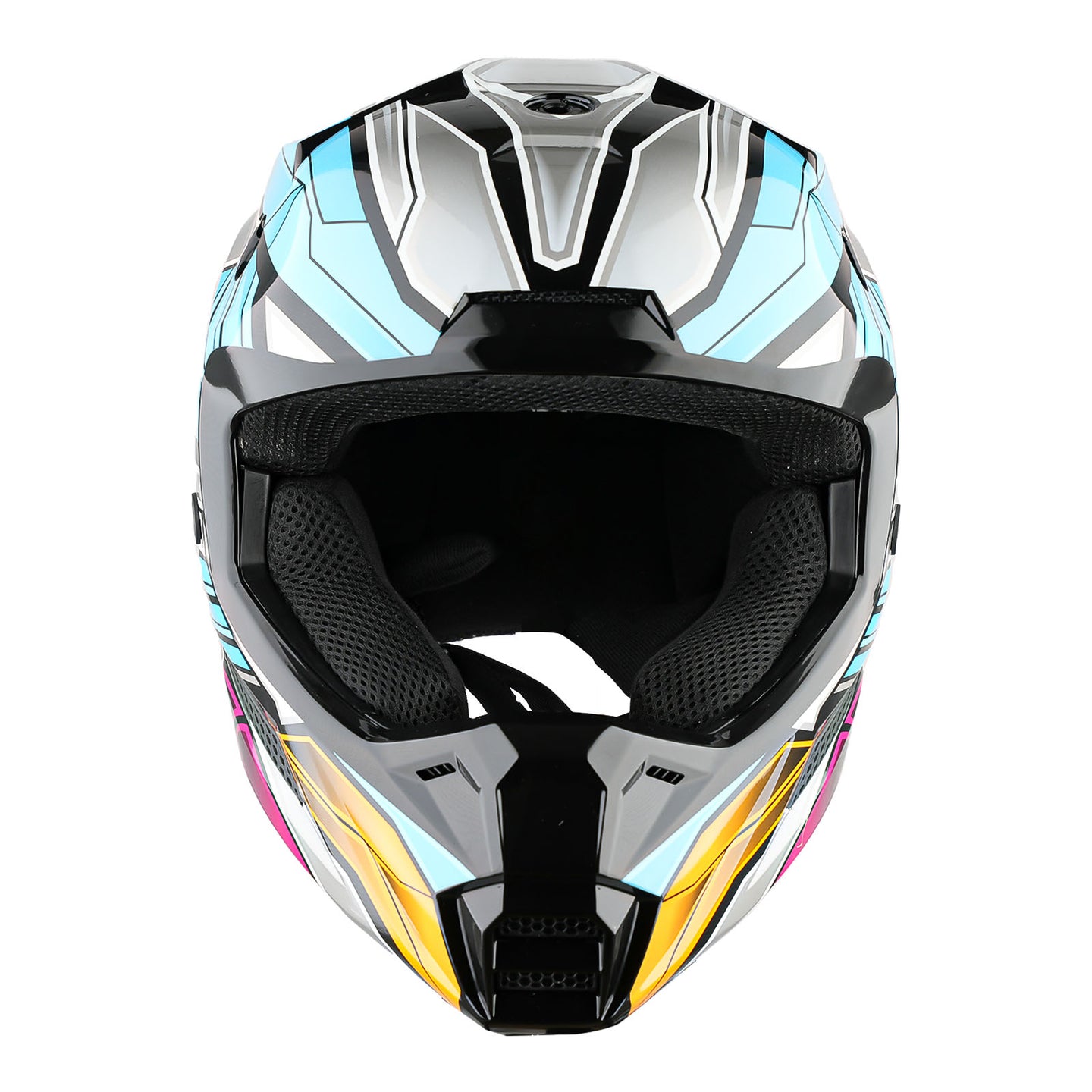 1Storm New Youth Kids BMX MX Bike Helmet Motocross Helmet Teenager T602 + Goggles + Gloves Bundle