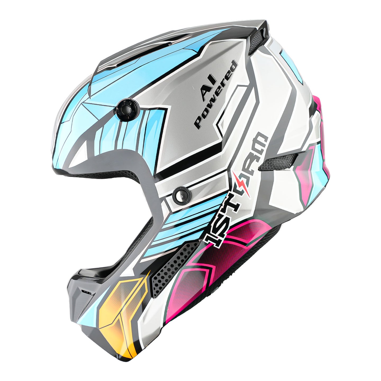 1Storm Youth Motocross Helmet Kids ATV Helmet T602 BMX MX Dirt Bike Go Kart Teenager