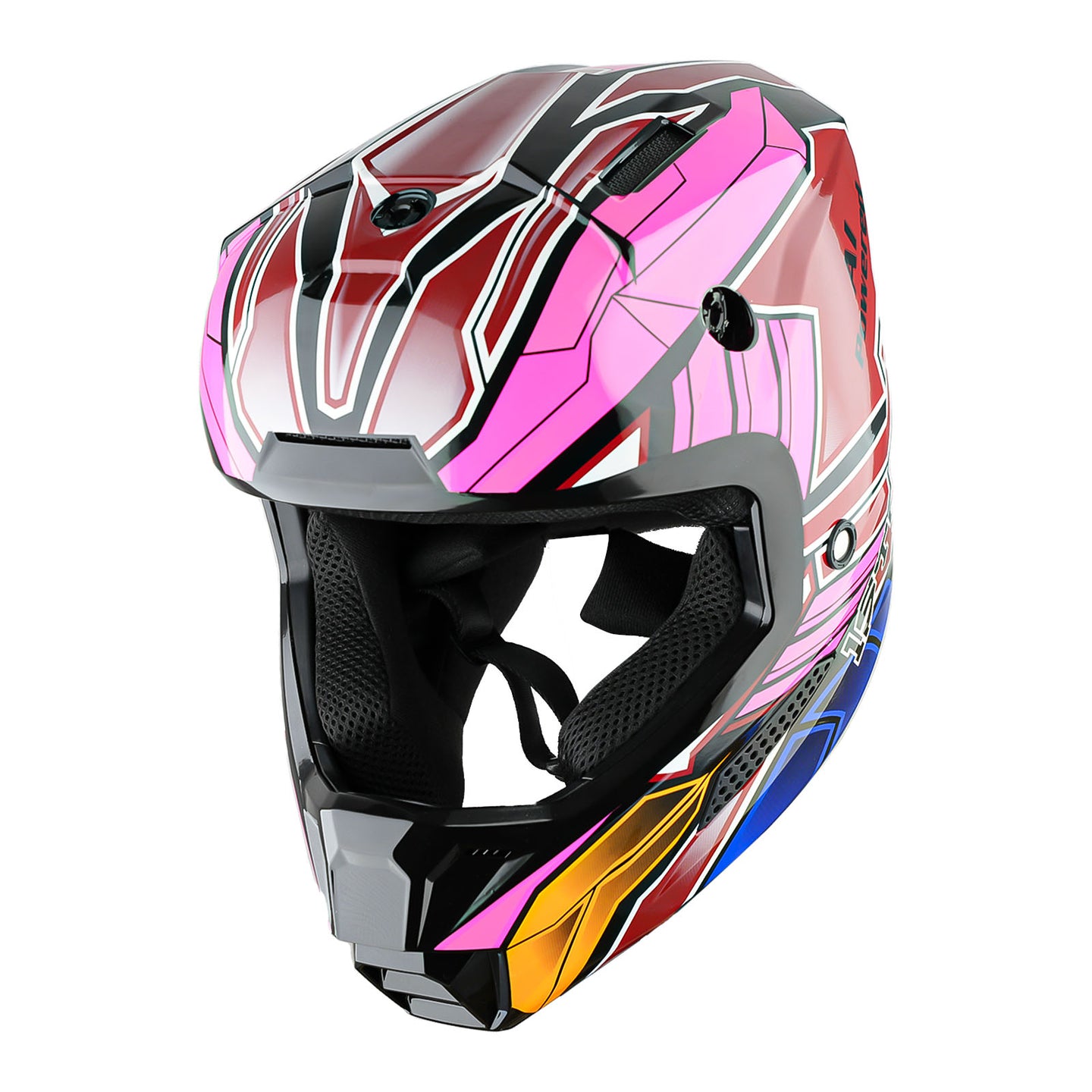 1Storm New Youth Kids BMX MX Bike Helmet Motocross Helmet Teenager T602 + Goggles + Gloves Bundle