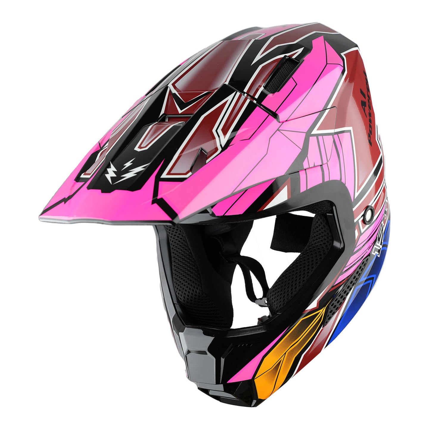 1Storm New Youth Kids BMX MX Bike Helmet Motocross Helmet Teenager T602 + Goggles + Gloves Bundle