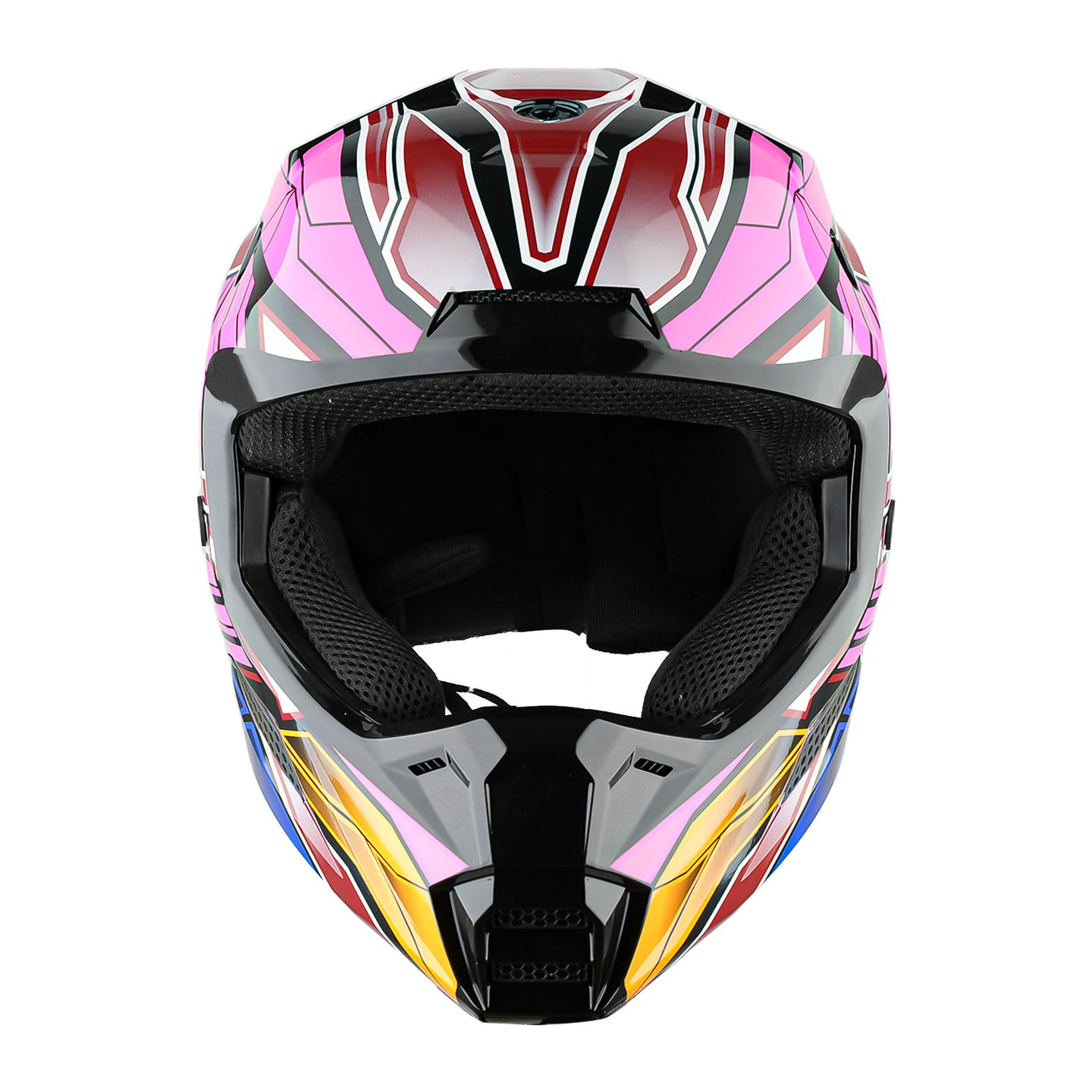 1Storm New Youth Kids BMX MX Bike Helmet Motocross Helmet Teenager T602 + Goggles + Gloves Bundle