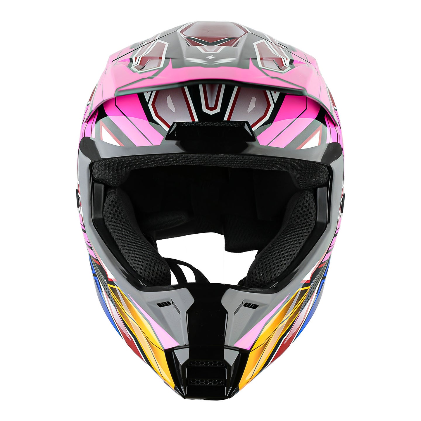 1Storm New Youth Kids BMX MX Bike Helmet Motocross Helmet Teenager T602 + Goggles + Gloves Bundle