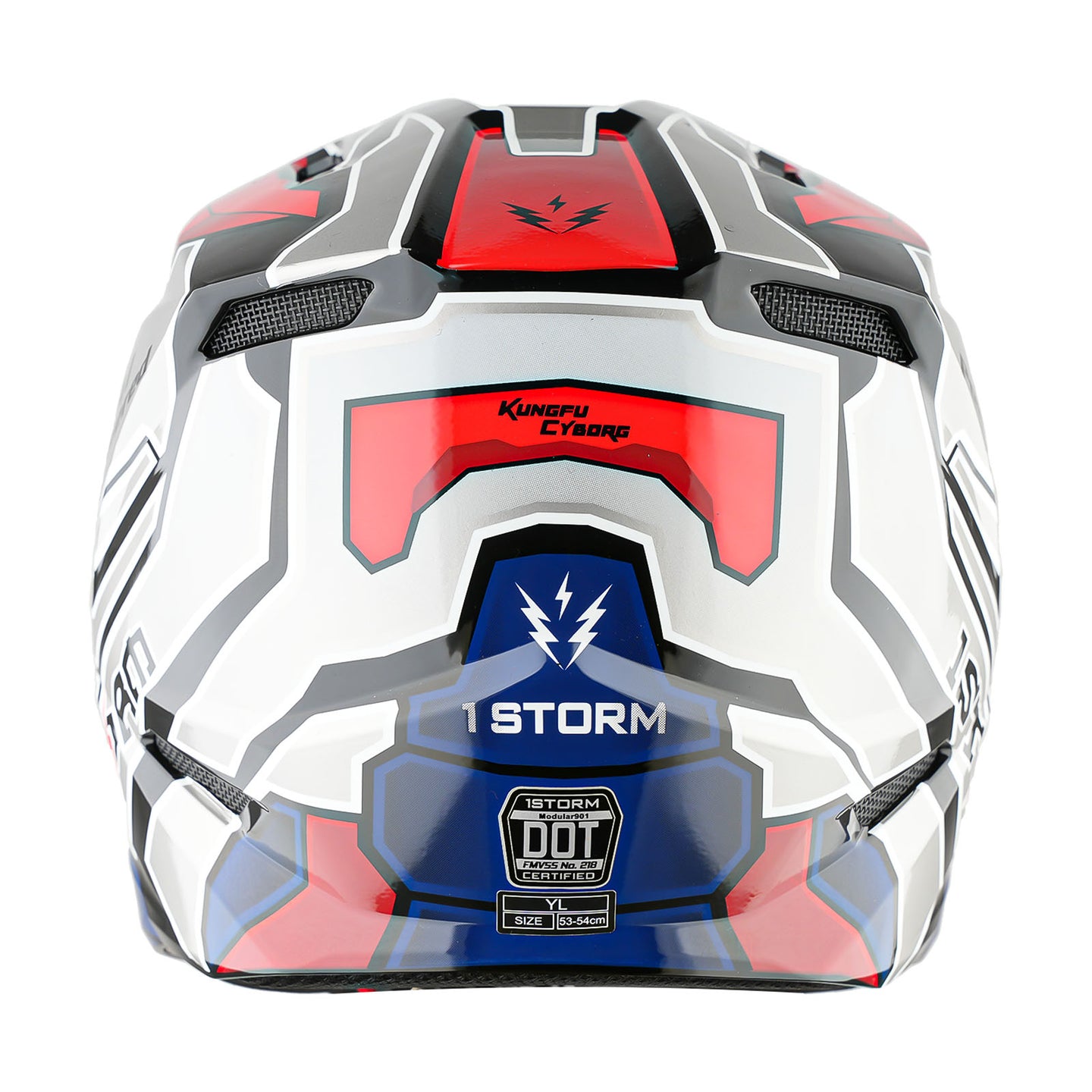 1Storm New Youth Kids BMX MX Bike Helmet Motocross Helmet Teenager T602 + Goggles + Gloves Bundle