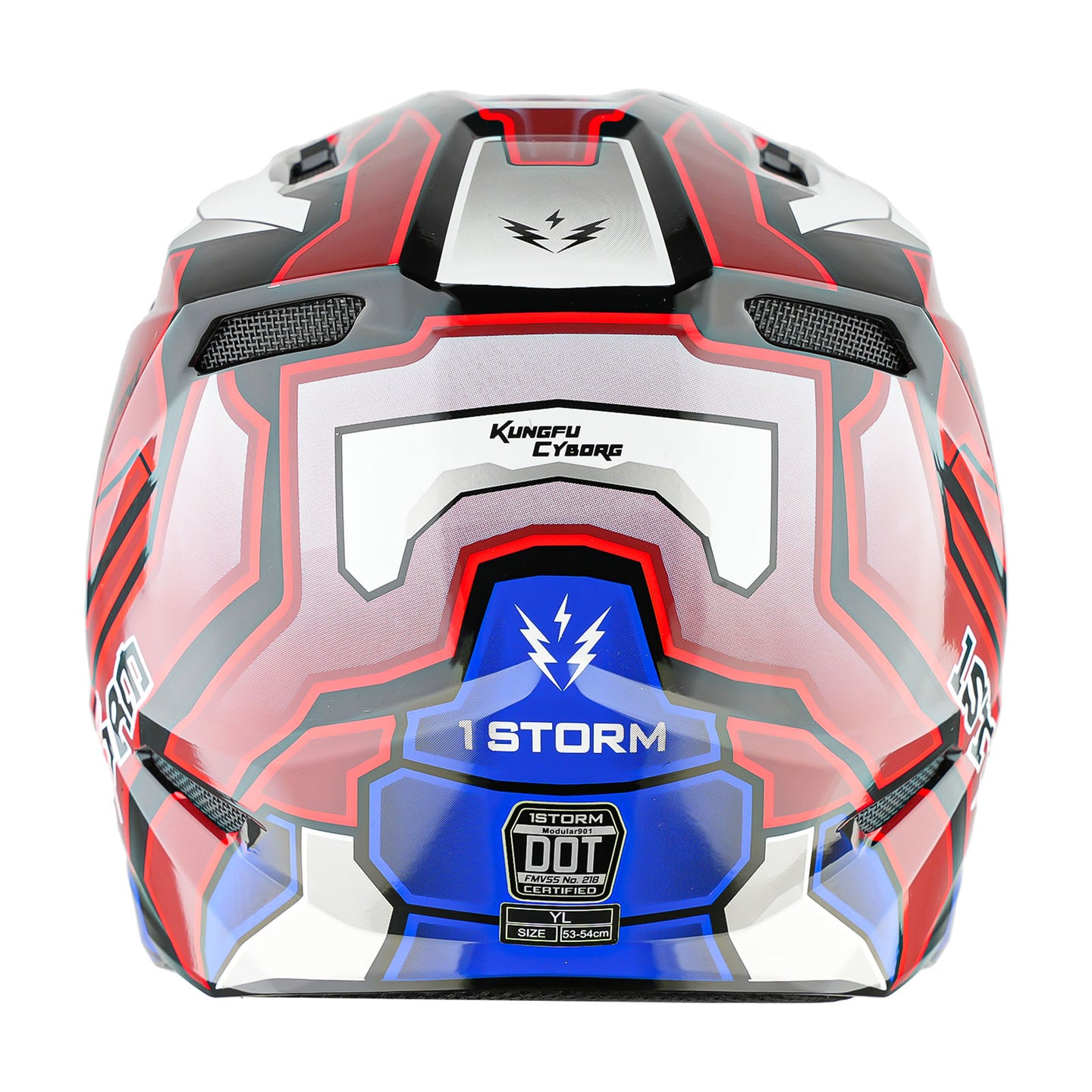 1Storm New Youth Kids BMX MX Bike Helmet Motocross Helmet Teenager T602 + Goggles + Gloves Bundle