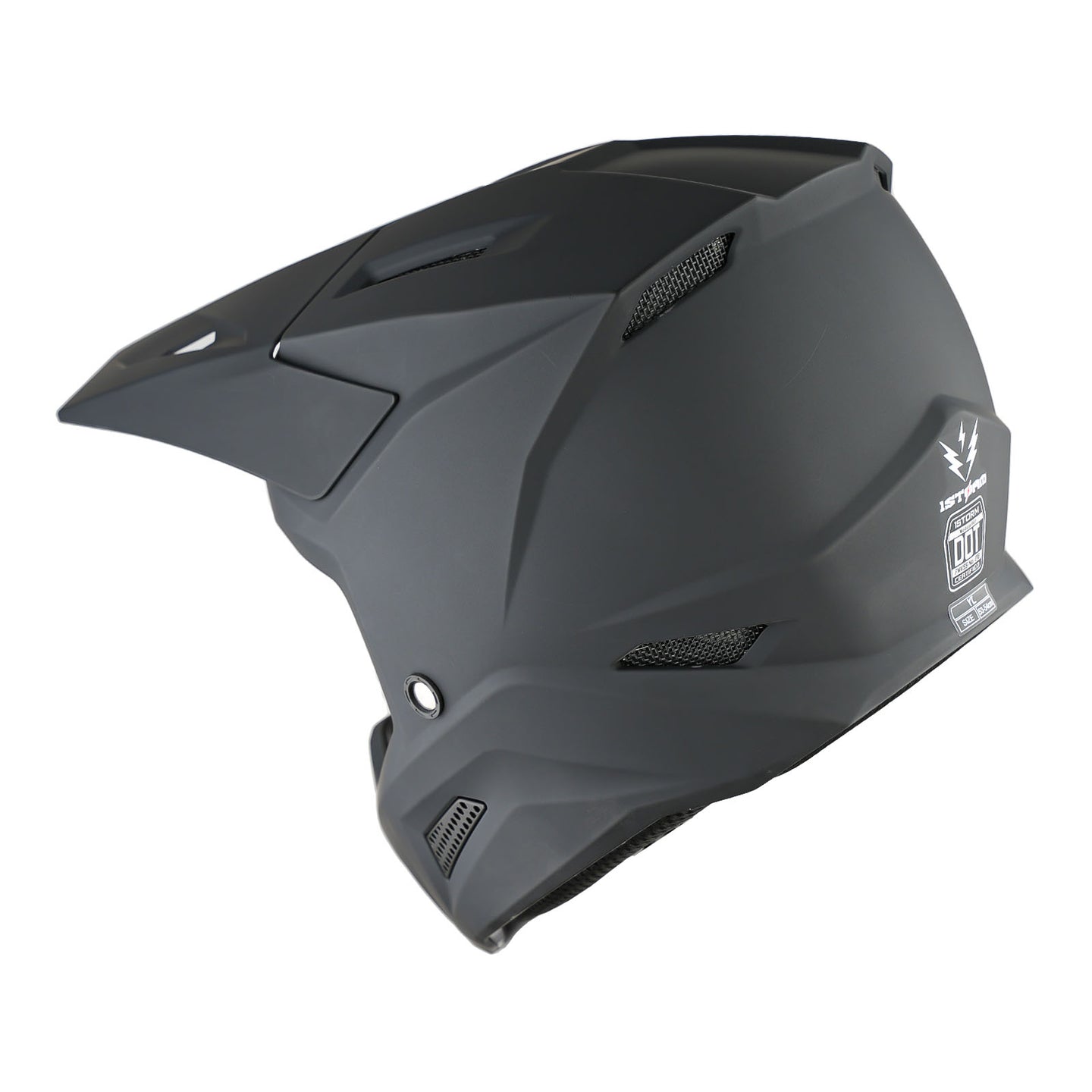 1Storm Youth Motocross Helmet Kids ATV Helmet T602 BMX MX Dirt Bike Go Kart Teenager