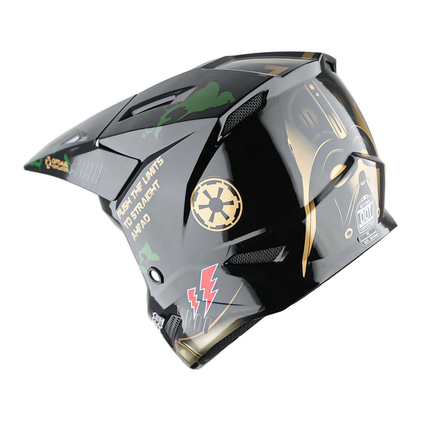 1Storm New Youth Kids BMX MX Bike Helmet Motocross Helmet Teenager T602 + Goggles + Gloves Bundle