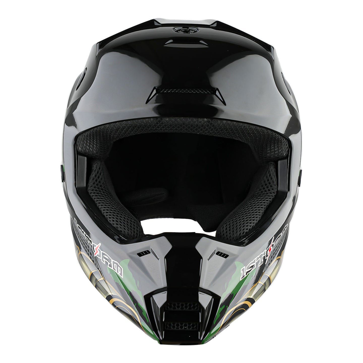 1Storm New Youth Kids BMX MX Bike Helmet Motocross Helmet Teenager T602 + Goggles + Gloves Bundle